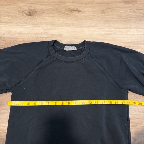 Everlane Women’s Small 100% Cotton Sweatshirt Sweatpants Set Cornflower Black - Picture 7 of 10